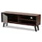 Baxton Studio Mallory Modern and Contemporary Two-Tone Walnut Brown and Grey Finished Wood TV Stand 180-11223-Zoro - alternate 8